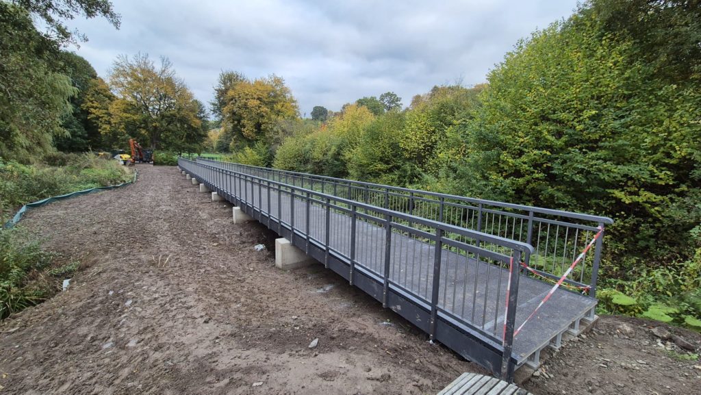 GFK Brücken Länge 66m x2,5m 2025